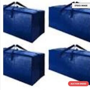 Baleine 105L Moving Totes with Handle XL 4 Pack